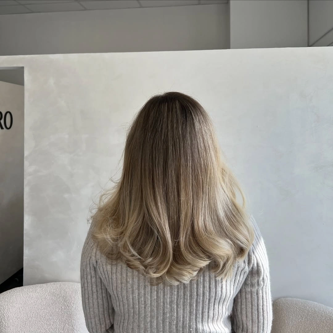 beige blond hair color Smoky Beige Blonde with Elegant Soft Contrast