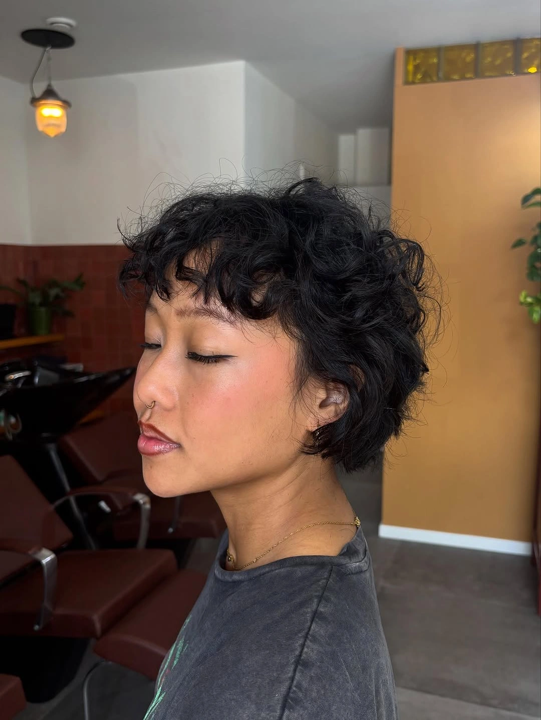 bixie haircut Naturally Curly Bixie With Airy Texture