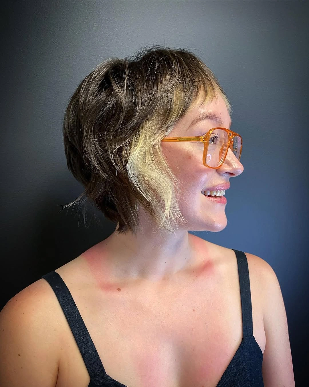 bixie haircut Dimensional Bixie With Face-Framing Highlights