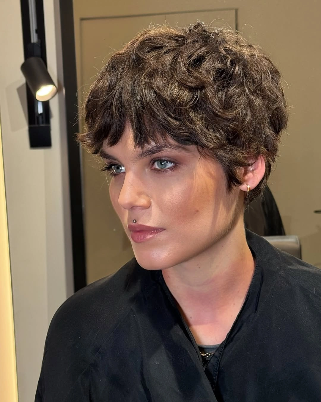 bixie haircut Textured Espresso Bixie With Soft Volume