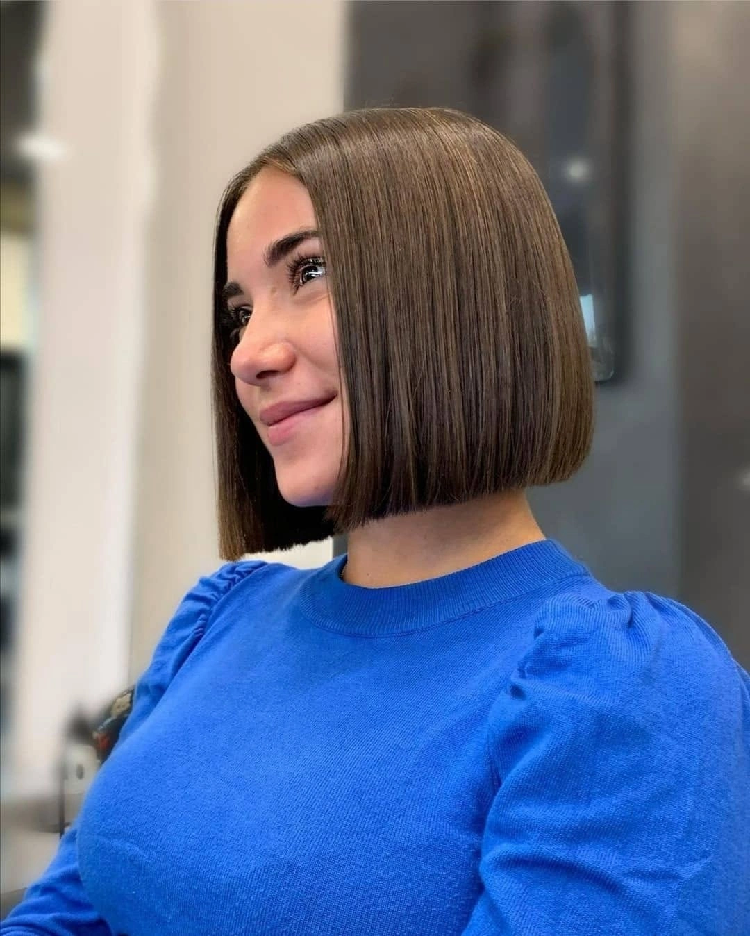 bobbed haircut for women Classic Precision Bob That Never Goes Out of Style