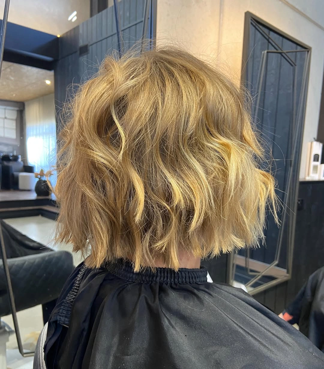 bobbed haircut for women Textured Bob That Embraces Natural Volume
