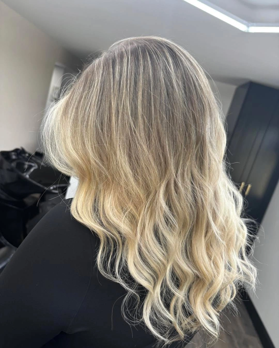 body waves hairstyle Dimensional Blonde Waves That Feel Effortless
