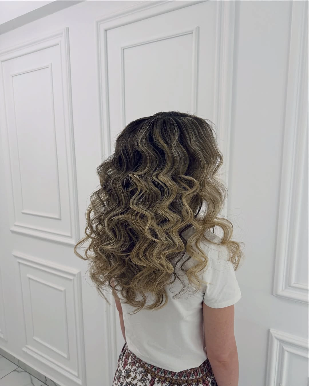 body waves hairstyle Voluminous Ash Blonde Waves with Glamorous Definition