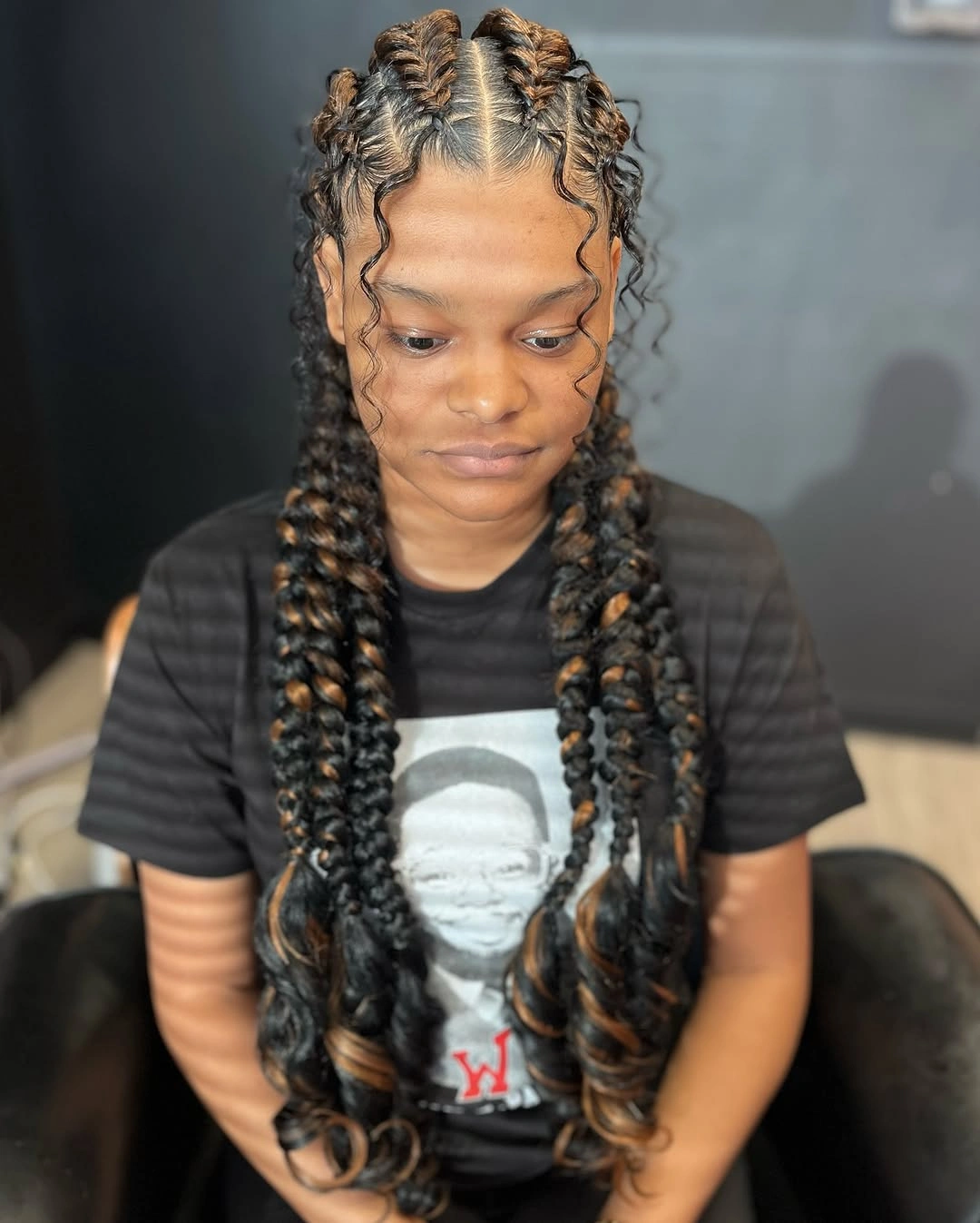 butterfly braids hairstyle Classic Long Butterfly Braids With Warm Honey Dimension
