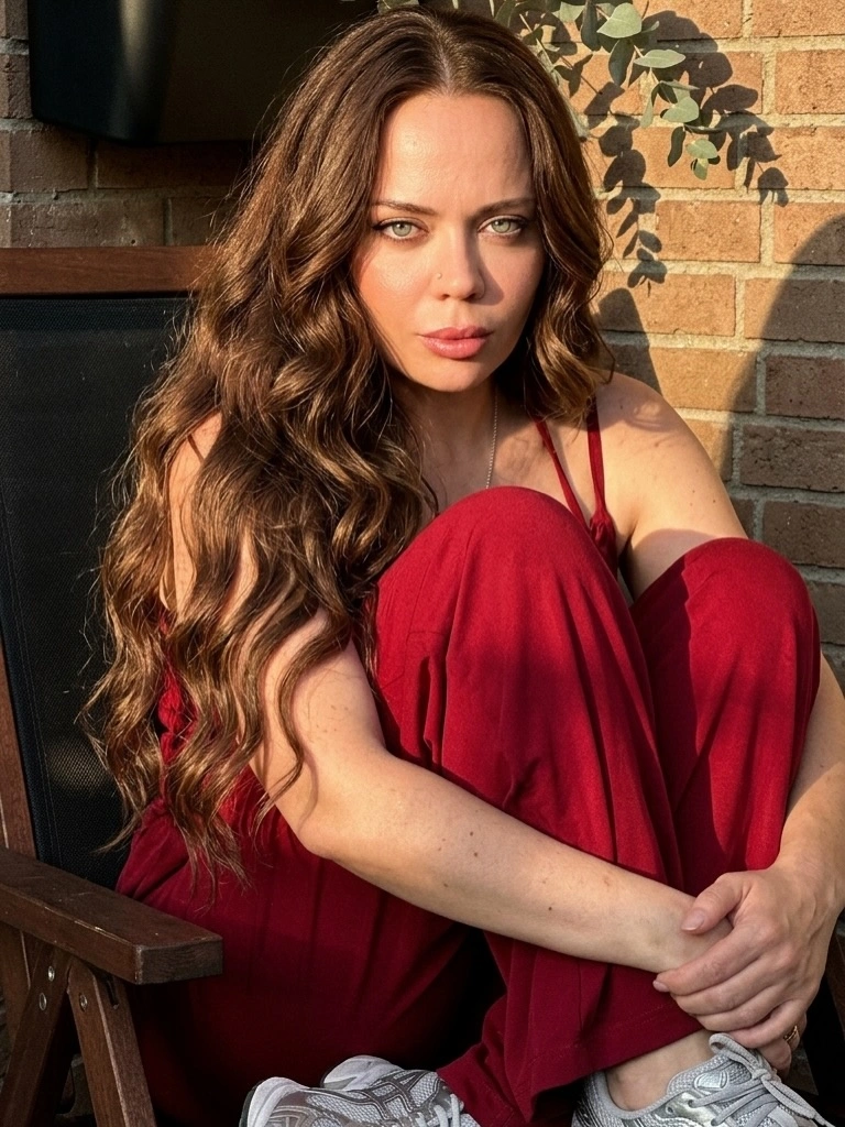 chestnut brown hair color Sunlit Waves With Chestnut Highlight Ribbons