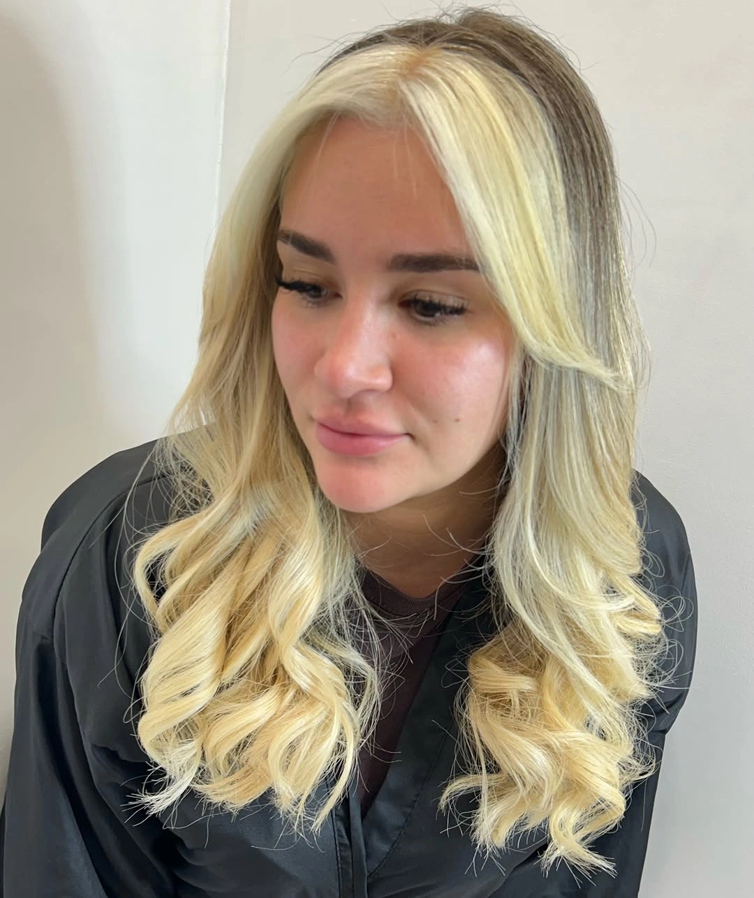 Fall blonde hair colour 2026 Bright Blonde Contrast With Statement Front Pieces