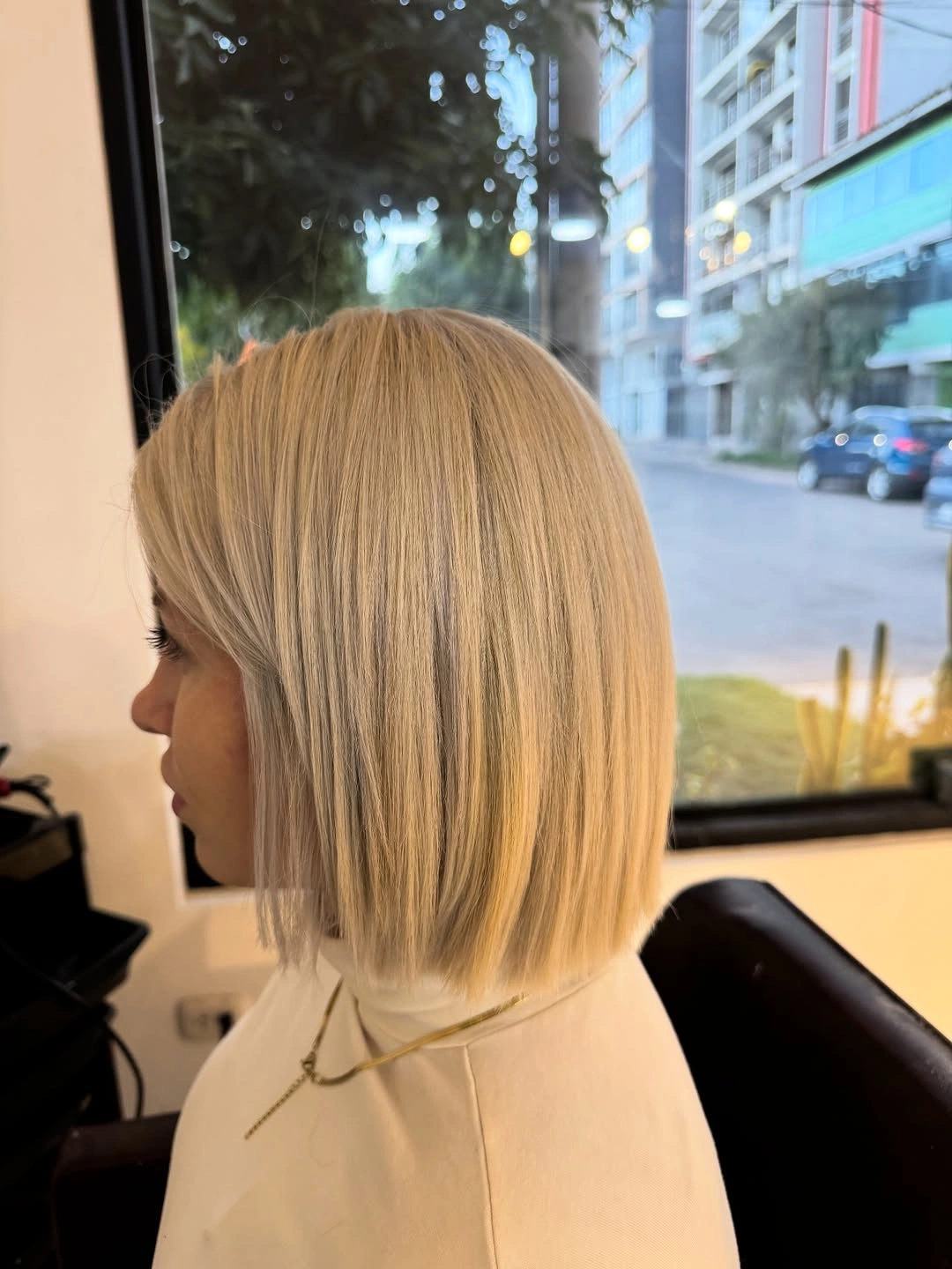 Fall blonde hair colour 2026 Classic Icy Blonde Precision Bob