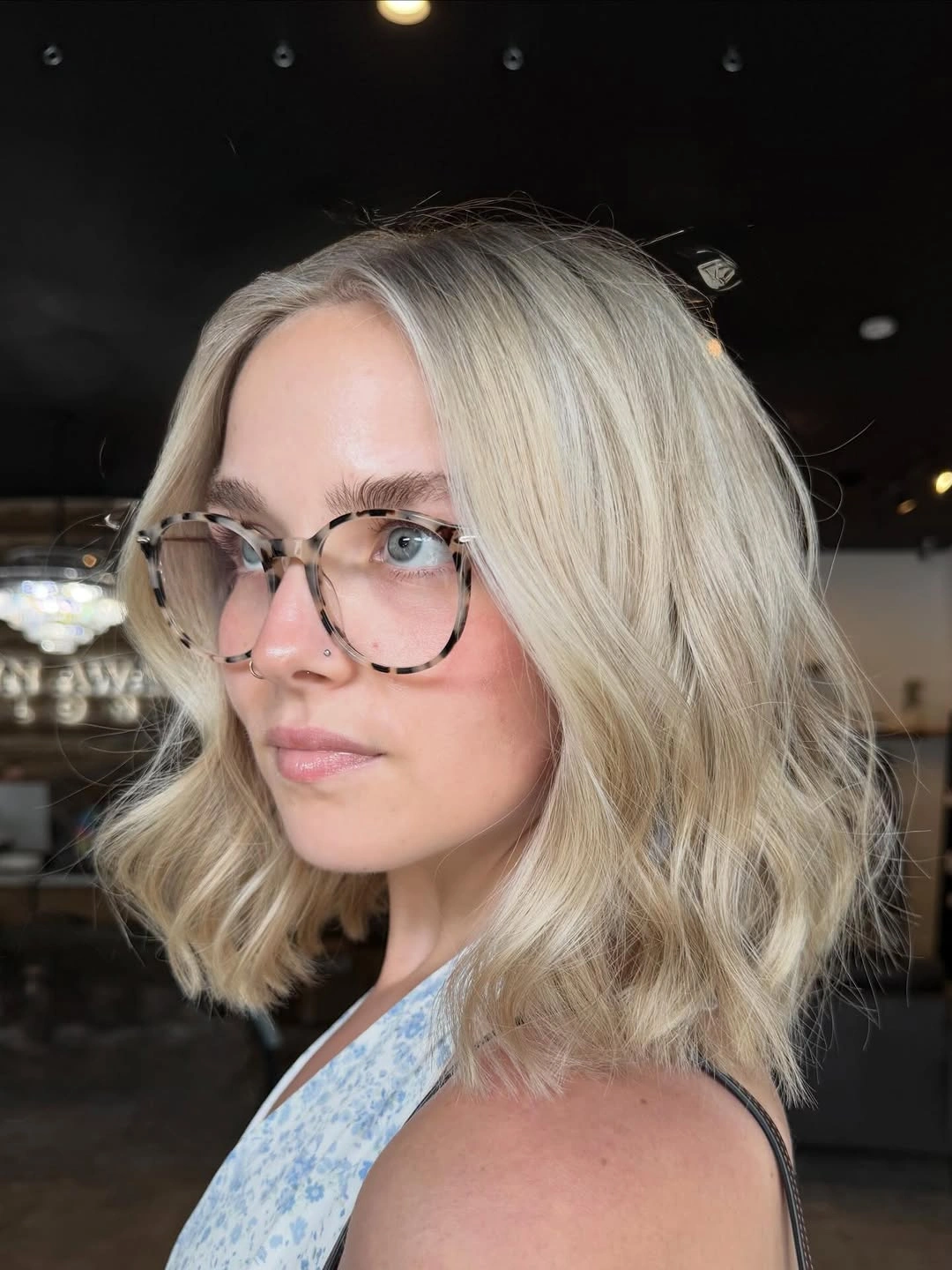 fall bob haircut ideas 2026 Beachy Blonde Bob With Effortless Texture