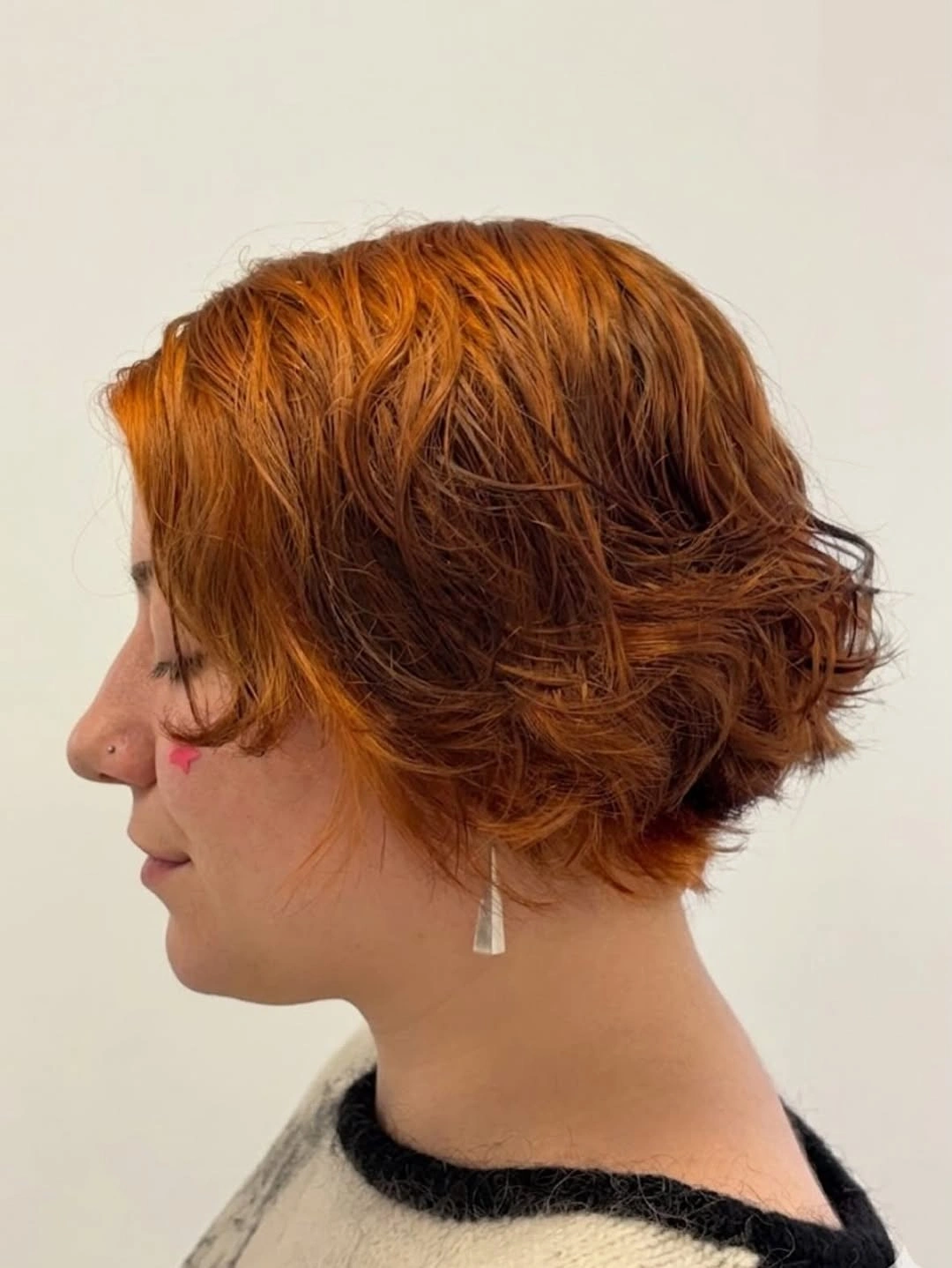 fall bob haircut ideas 2026 Layered Copper Bob Full of Autumn Personality