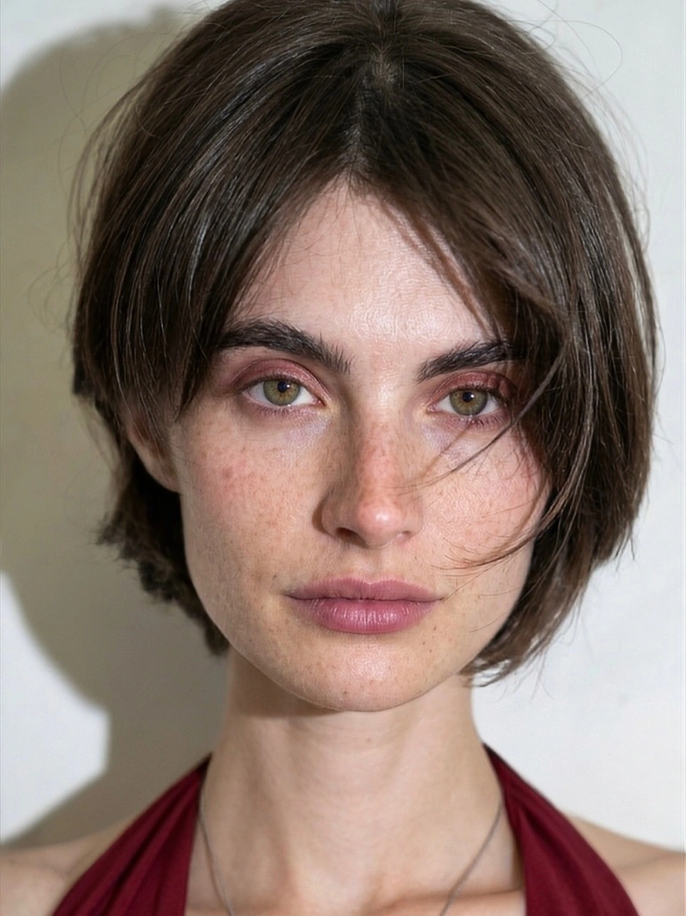fall bob haircut ideas 2026 Relaxed Center-Part Bob That Feels Modern Without Trying Too Hard