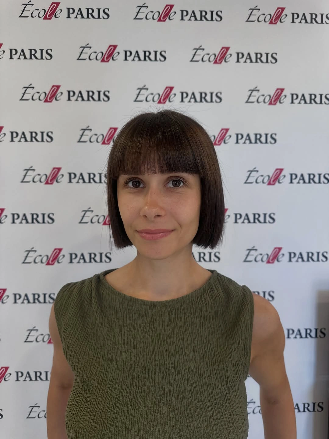 Fall brunette hair colour 2026 French-Inspired Brunette Bob with Soft Fringe
