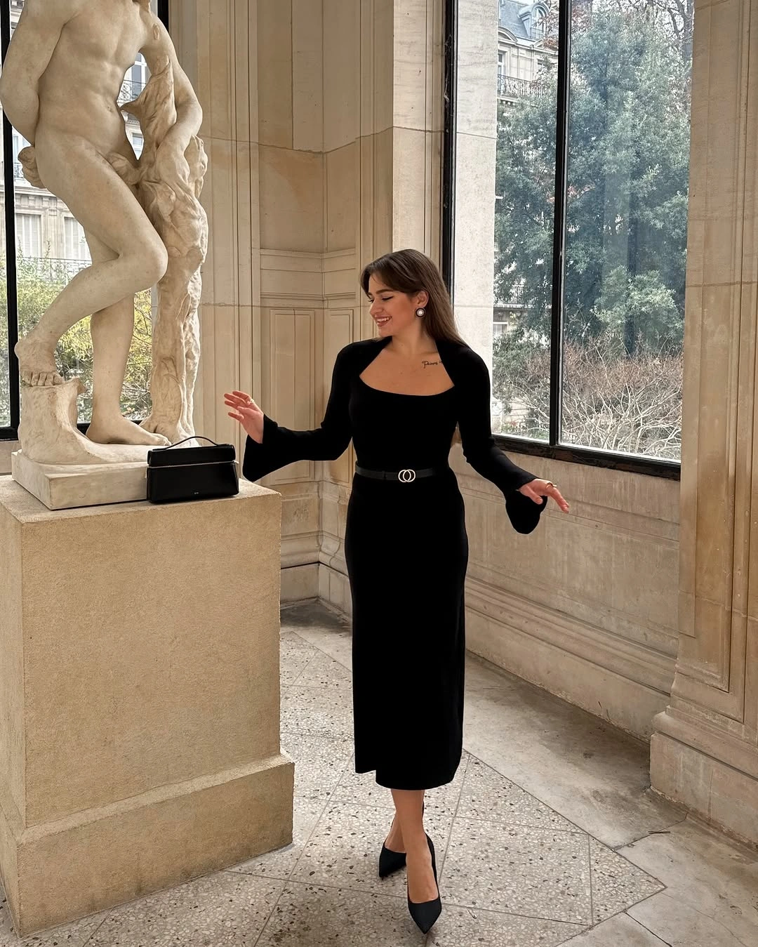 fall classy outfits women 2026 Timeless Black Dress That Speaks Through Simplicity