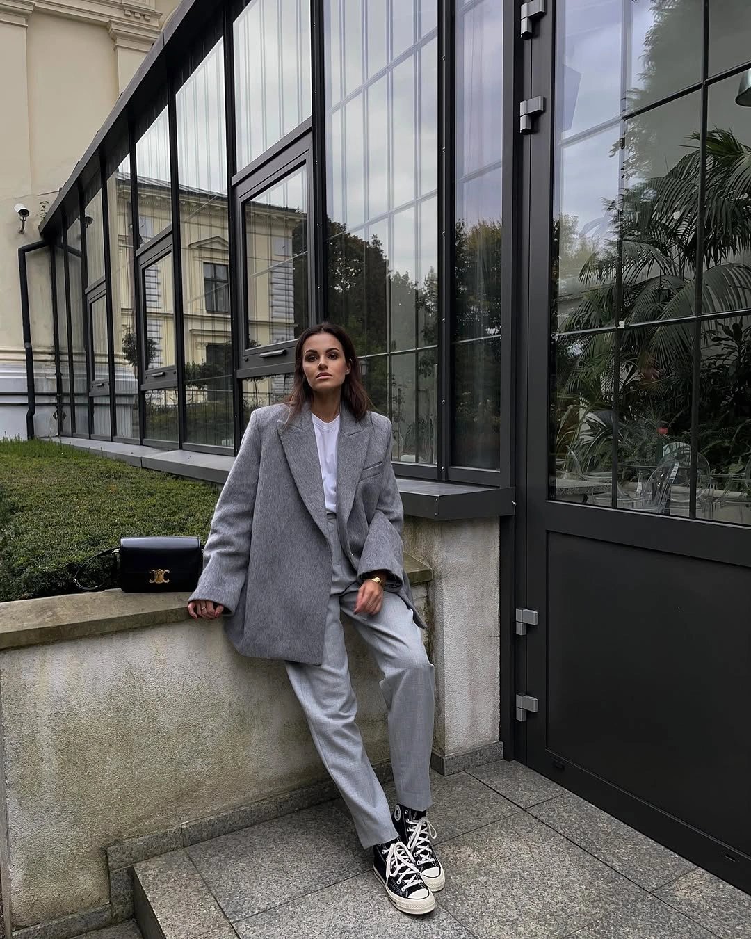 fall classy outfits women 2026 Relaxed Gray Tailoring With Timeless City Style
