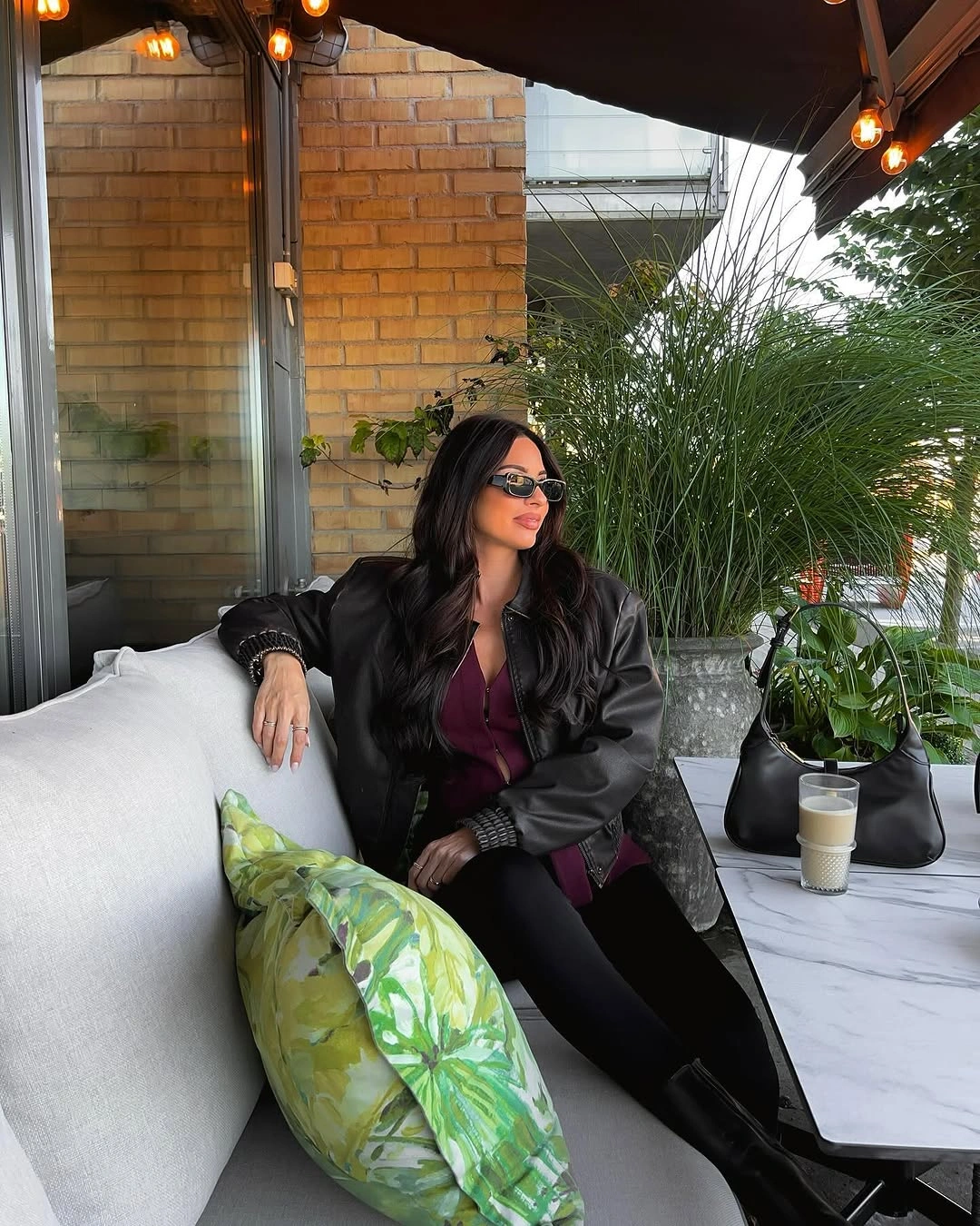 fall classy outfits women 2026 Leather Layers That Make Casual Even More Sophisticated