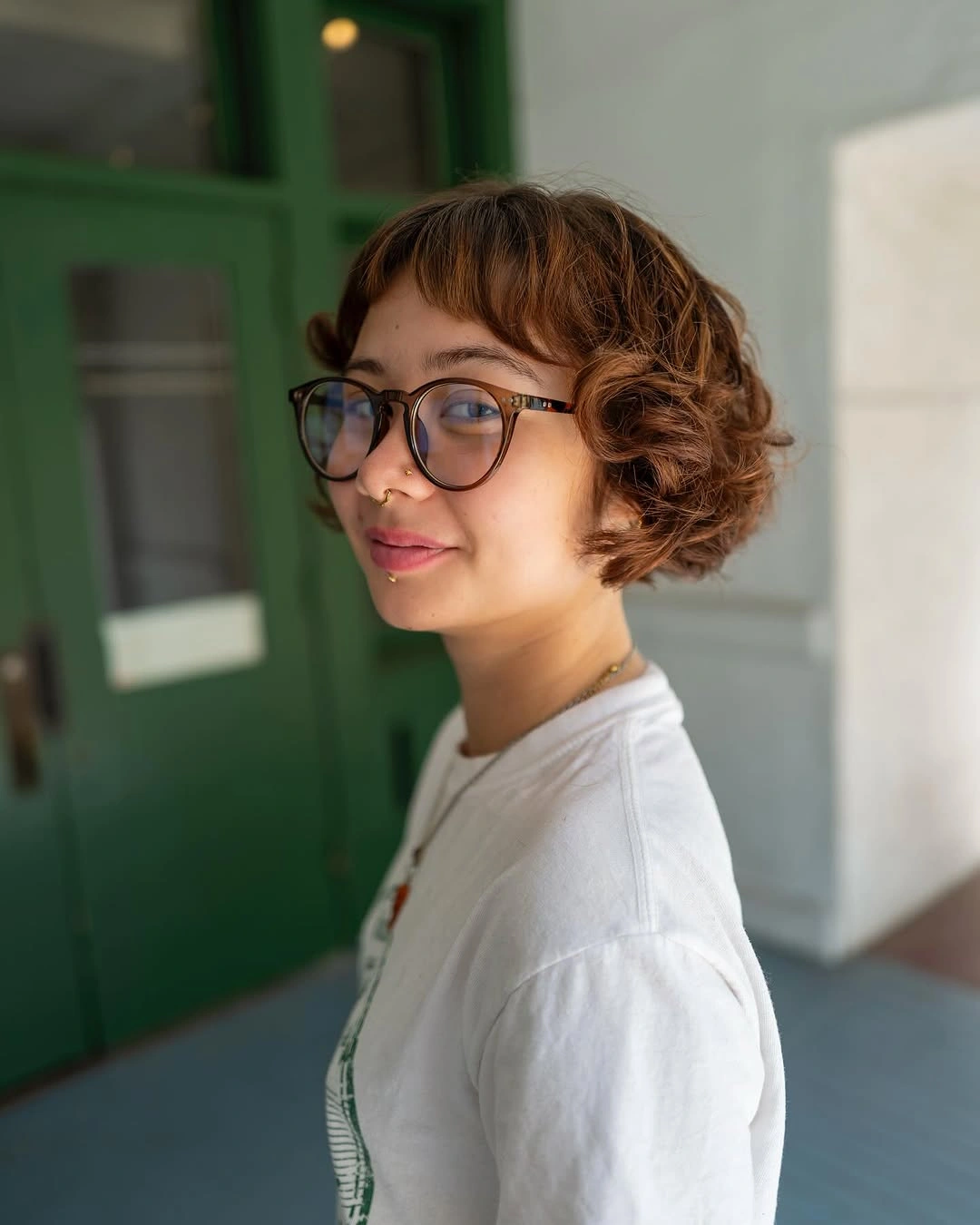 fall French Bob 2026 Soft Curly French Bob With Baby Fringe