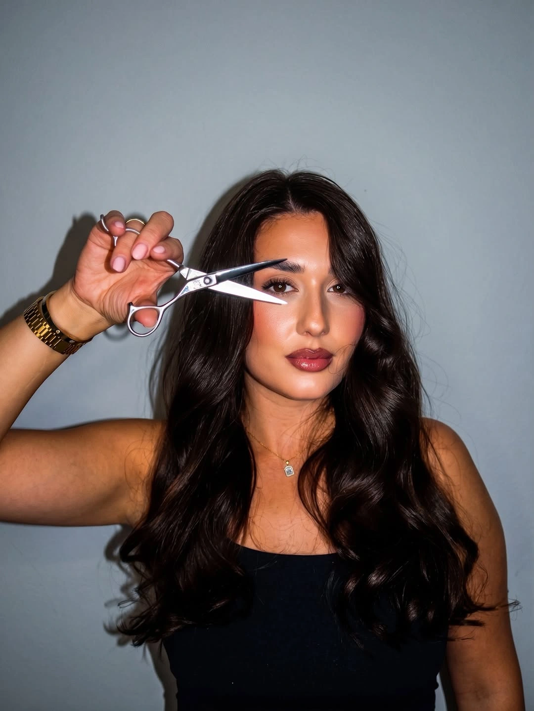 Fall hair colour ideas 2026 Velvet Espresso Brunette with Luxurious Shine