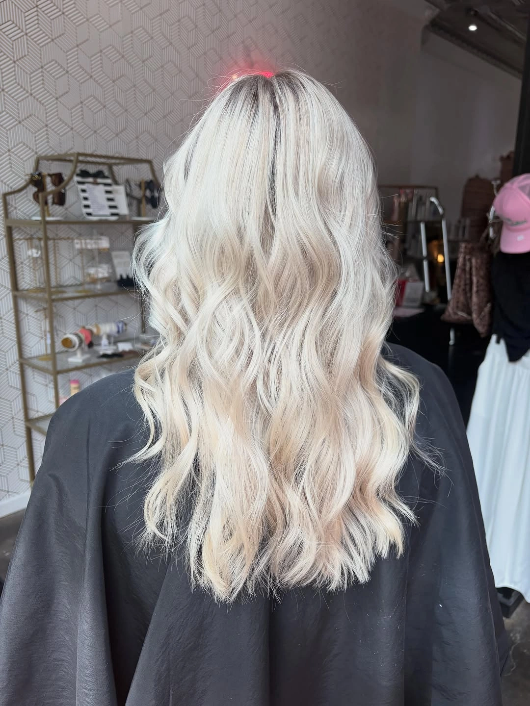 Fall hair colour ideas 2026 Soft Vanilla Blonde with Lived-In Shadow Root