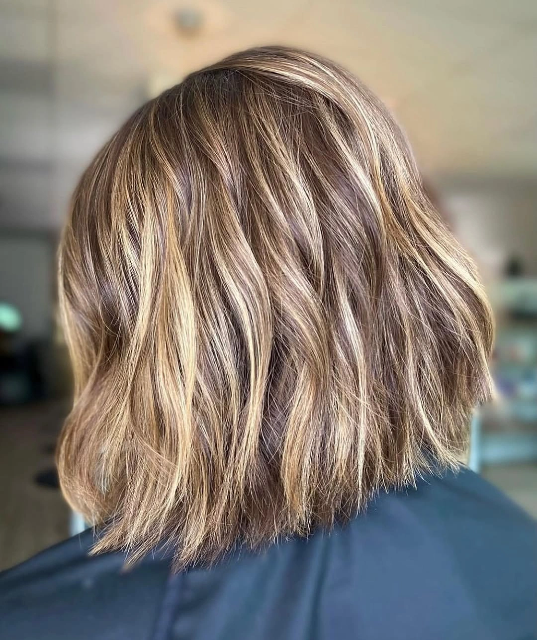 fall haircuts for women 2026 Textured French Bob With Soft Blonde Dimension