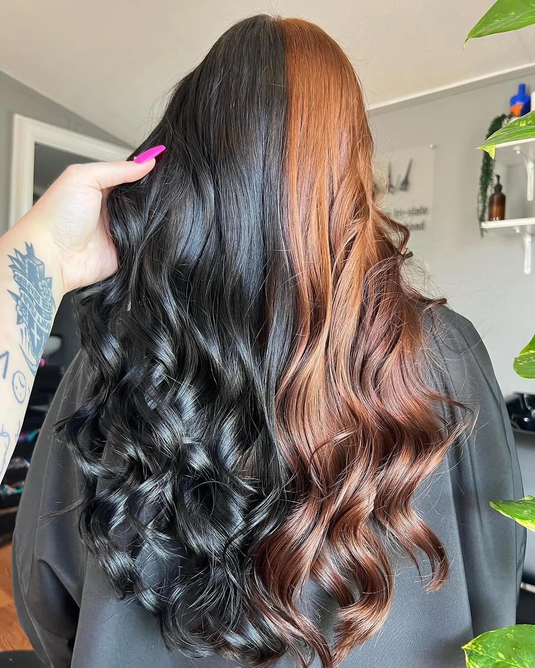 fall hairstyles 2026 Rich Espresso Meets Warm Copper for a Dramatic Seasonal Change