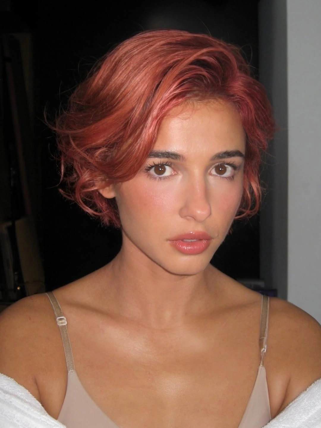 fall hairstyles 2026 Soft Copper French Bob That Brightens Every Fall Outfit