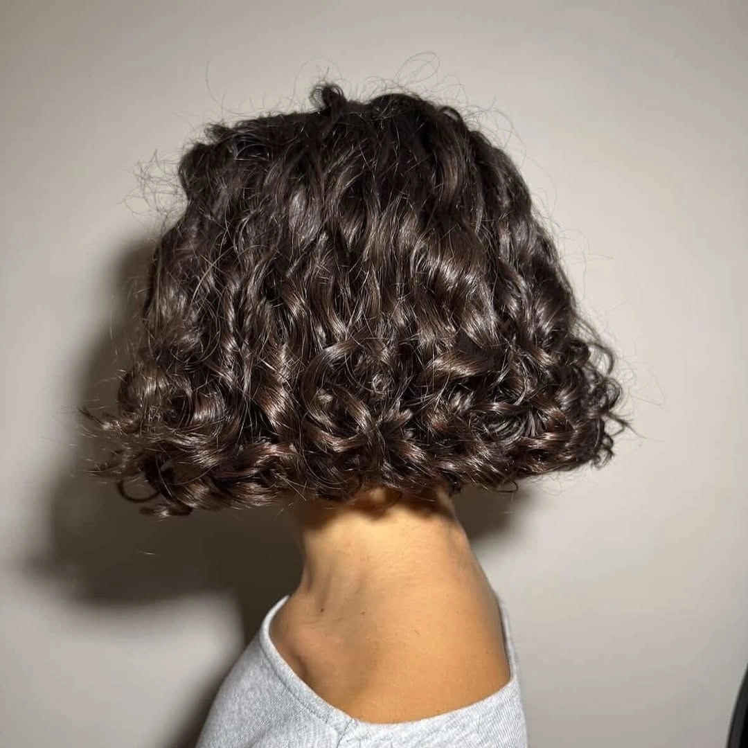 Fall hairstyles for office 2026 Defined Curly Bob That Brings Personality to the Office