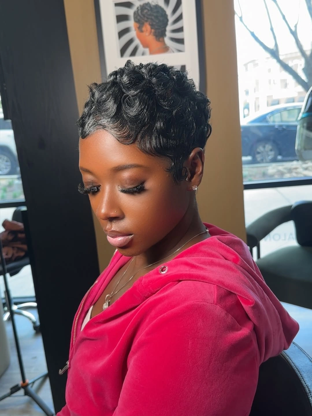 Fall hairstyles for short hair 2026 Elegant Finger Waves On A Chic Cropped Cut