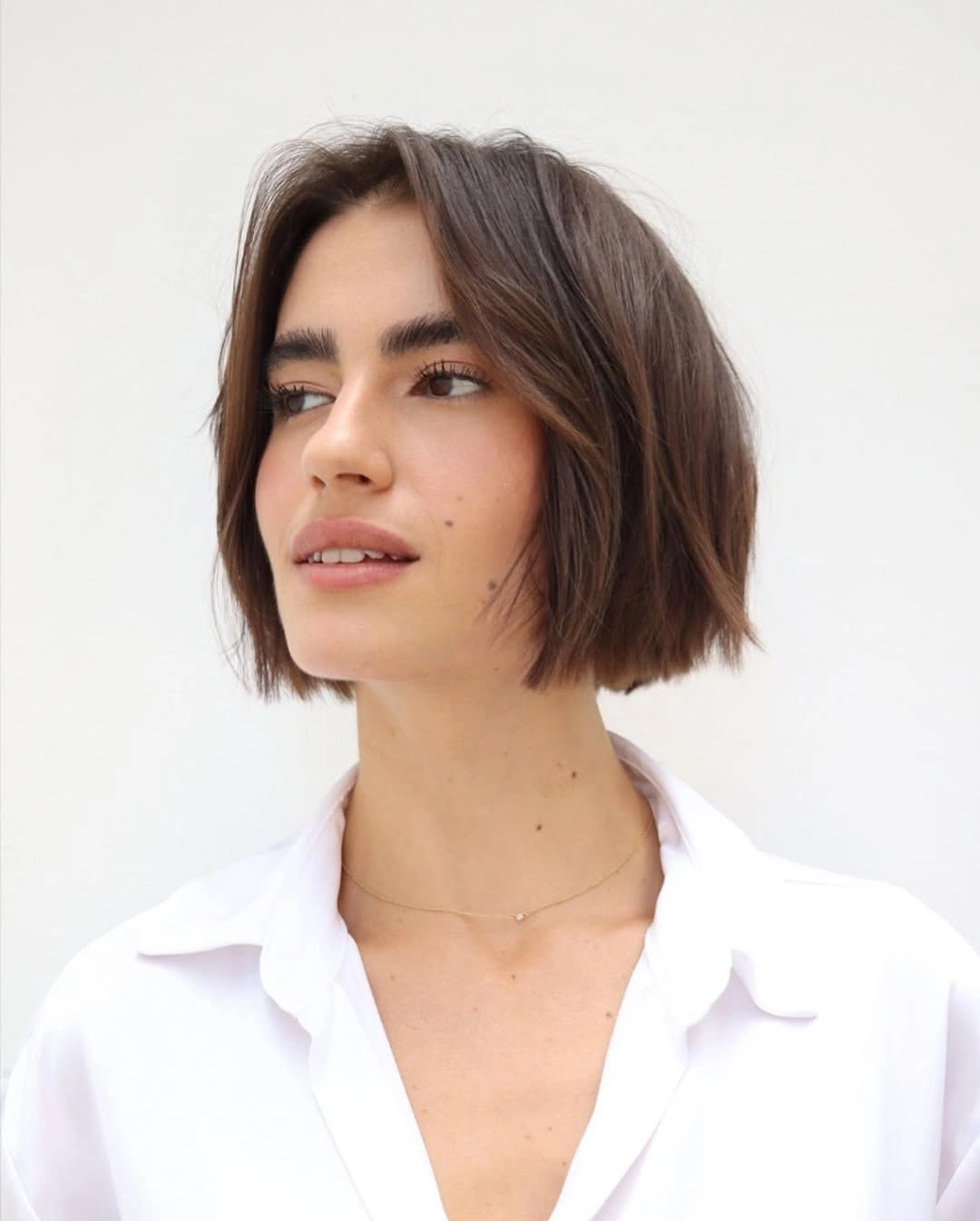 Fall hairstyles for short hair 2026 Soft Parisian Bob With Effortless Movement