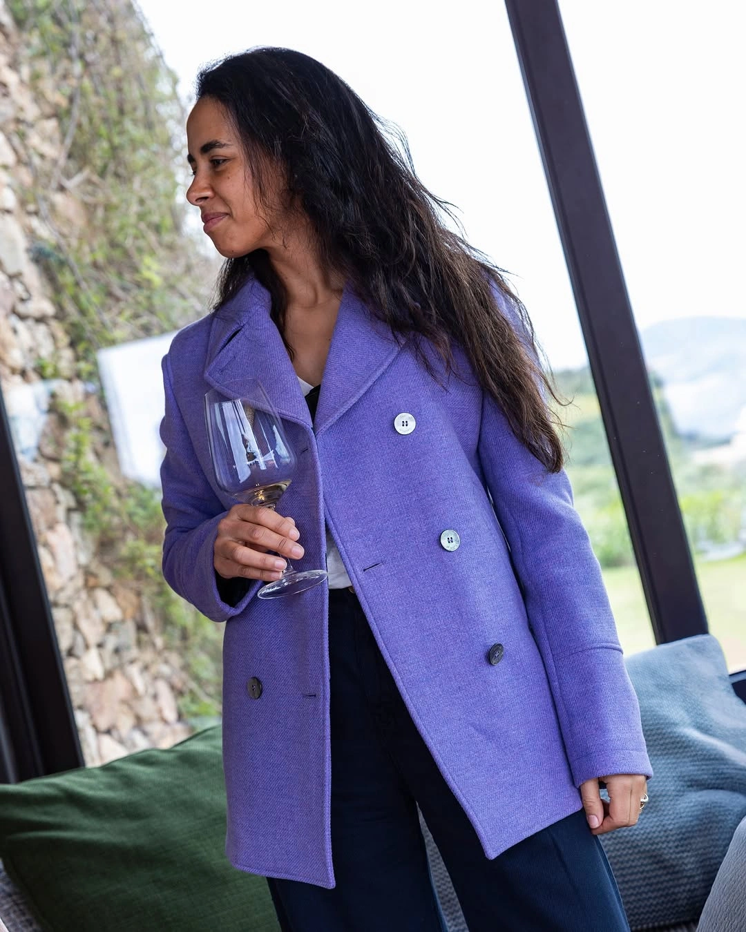fall outfits with peacoat 2026 Unexpected Lavender Brings Fresh Energy to Fall