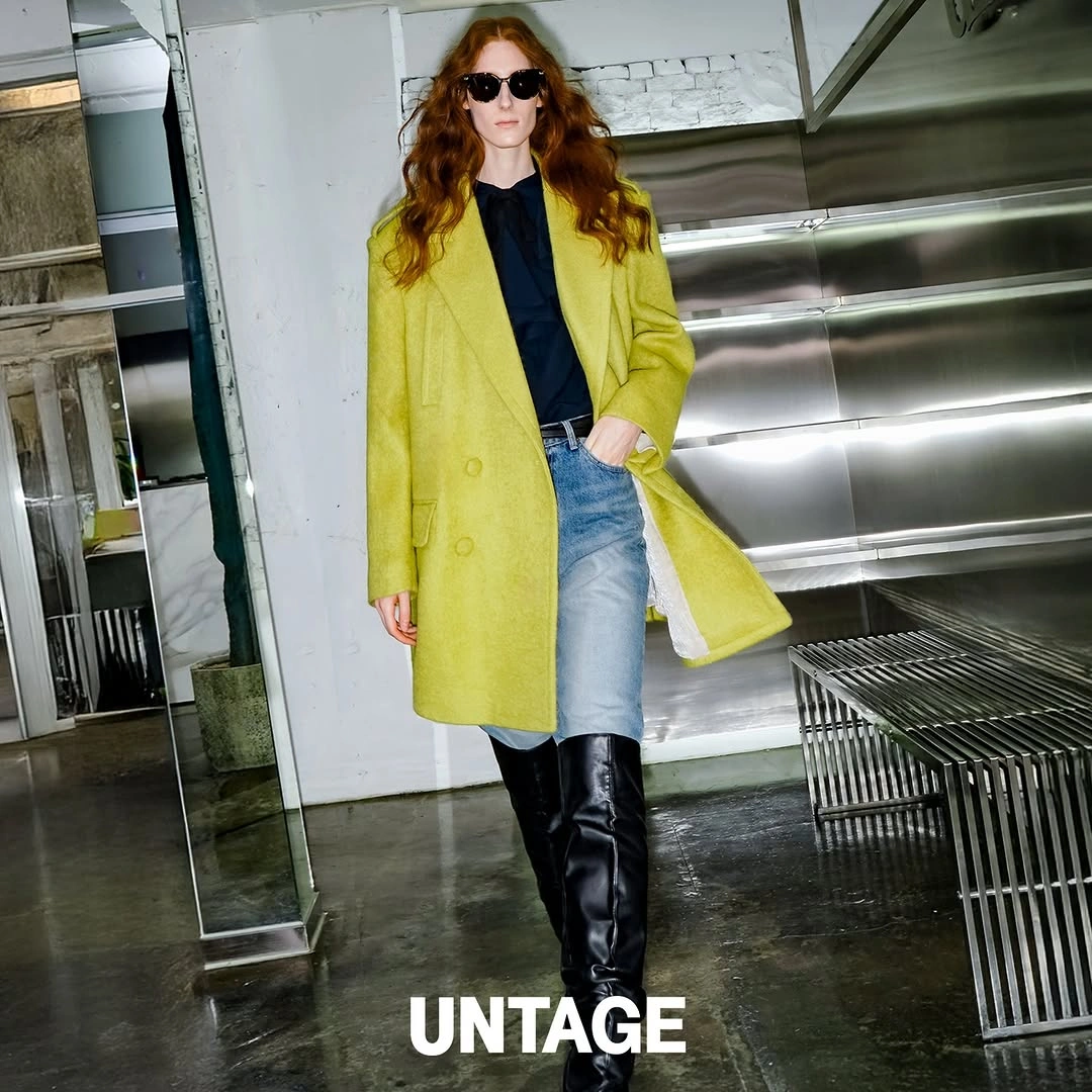 fall outfits with peacoat 2026 Statement Lime Peacoat for Bold Autumn Style