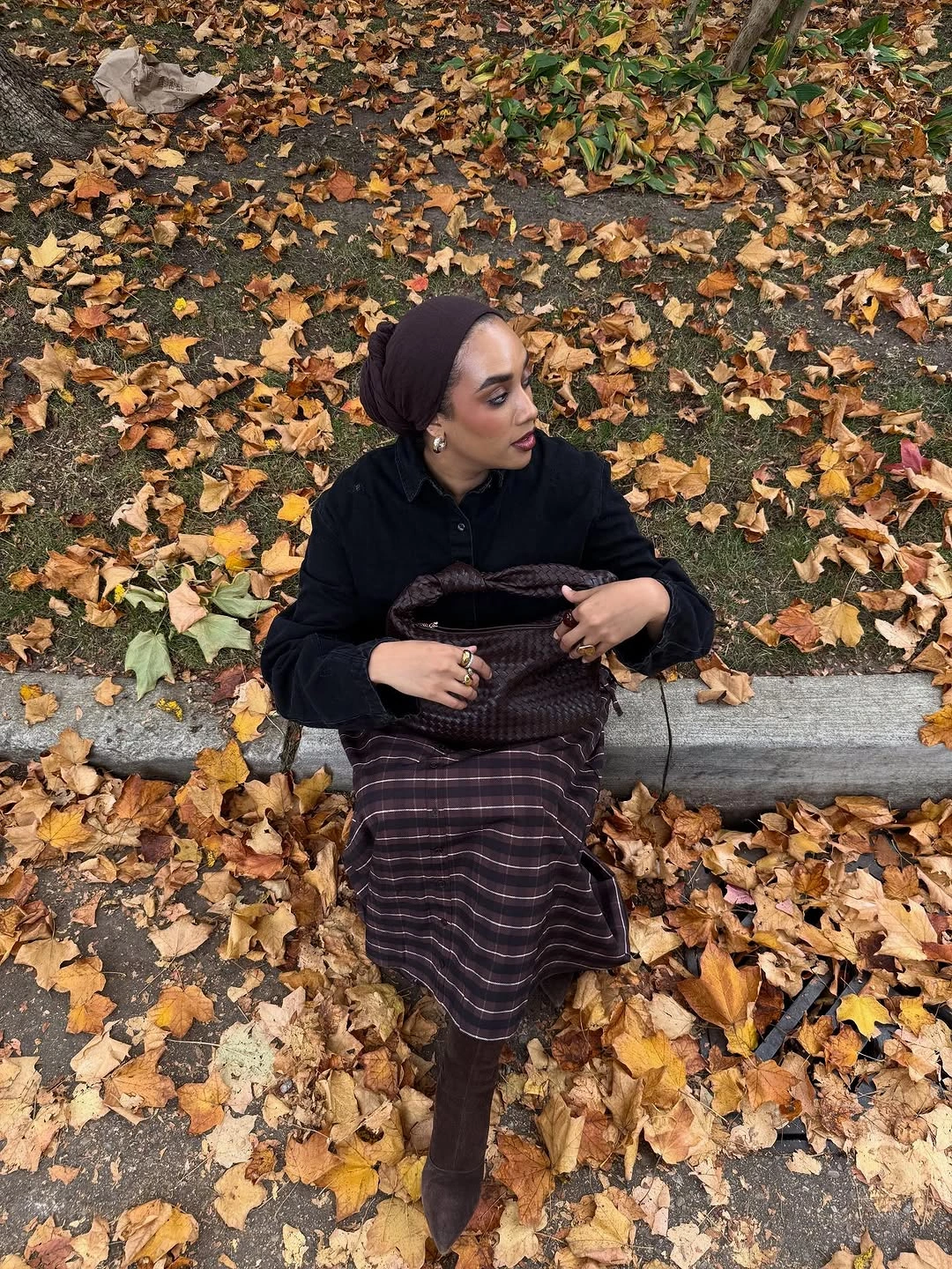 midi skirt fall outfit 2026 Rich Chocolate Layers for Cozy Autumn Days