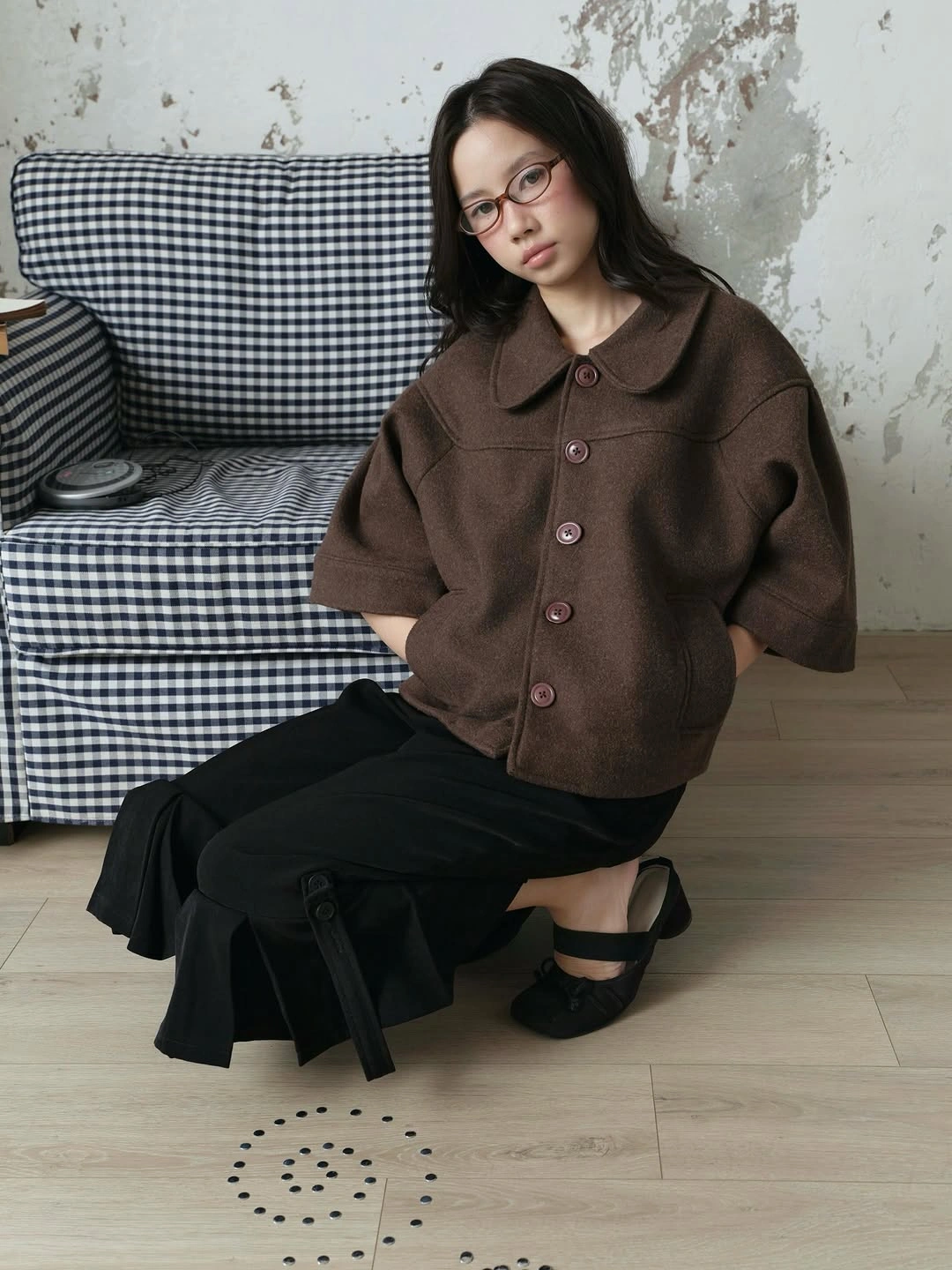fall outfits with peacoat 2026 Chocolate Brown Minimalism With a Feminine Twist
