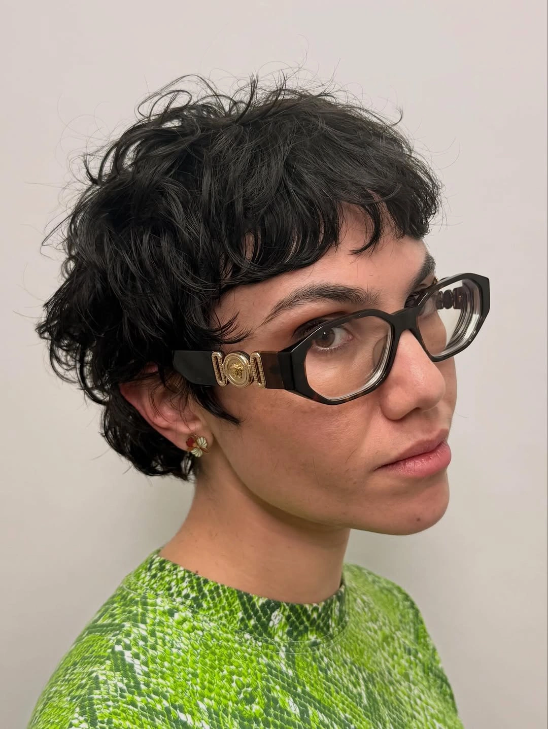 fall pixie haircut ideas 2026 Curly French Pixie With Relaxed Texture