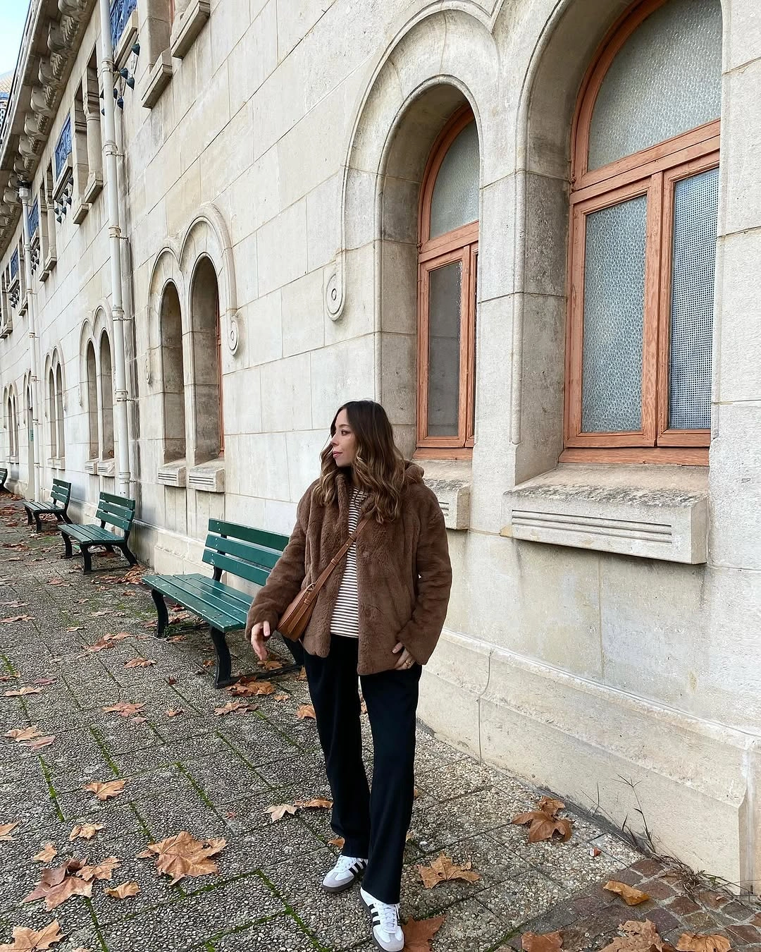 fall pregnancy outfits 2026 Soft Faux Fur Brings Warmth Without Sacrificing Comfort