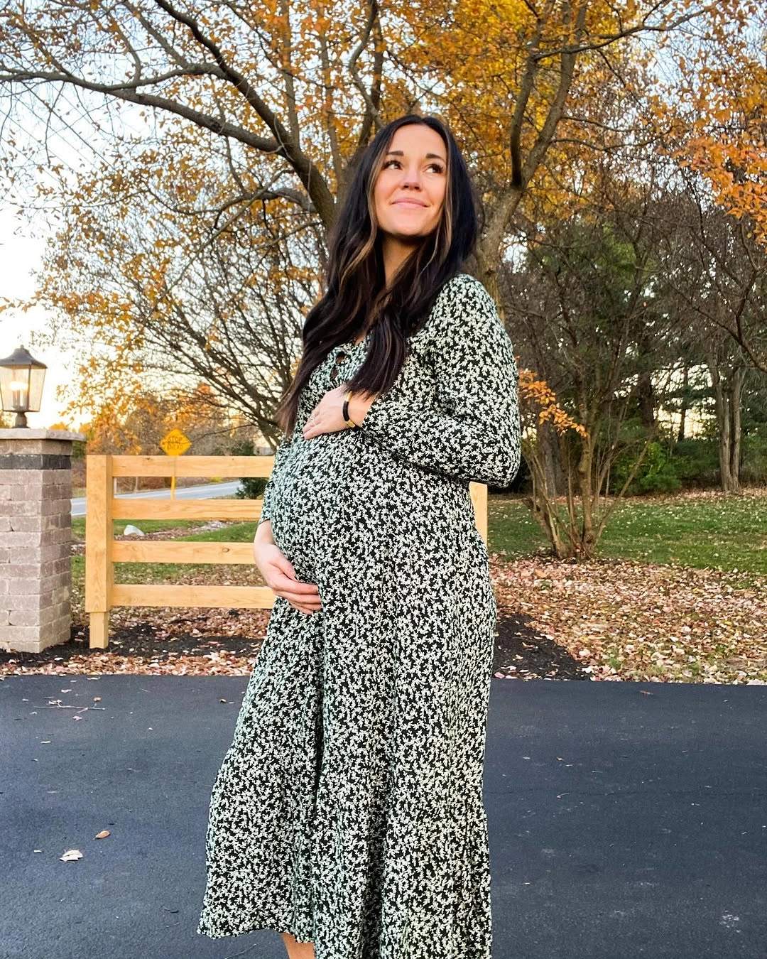 fall pregnancy outfits 2026 Floral Dresses Stay Beautiful Long After Summer Ends