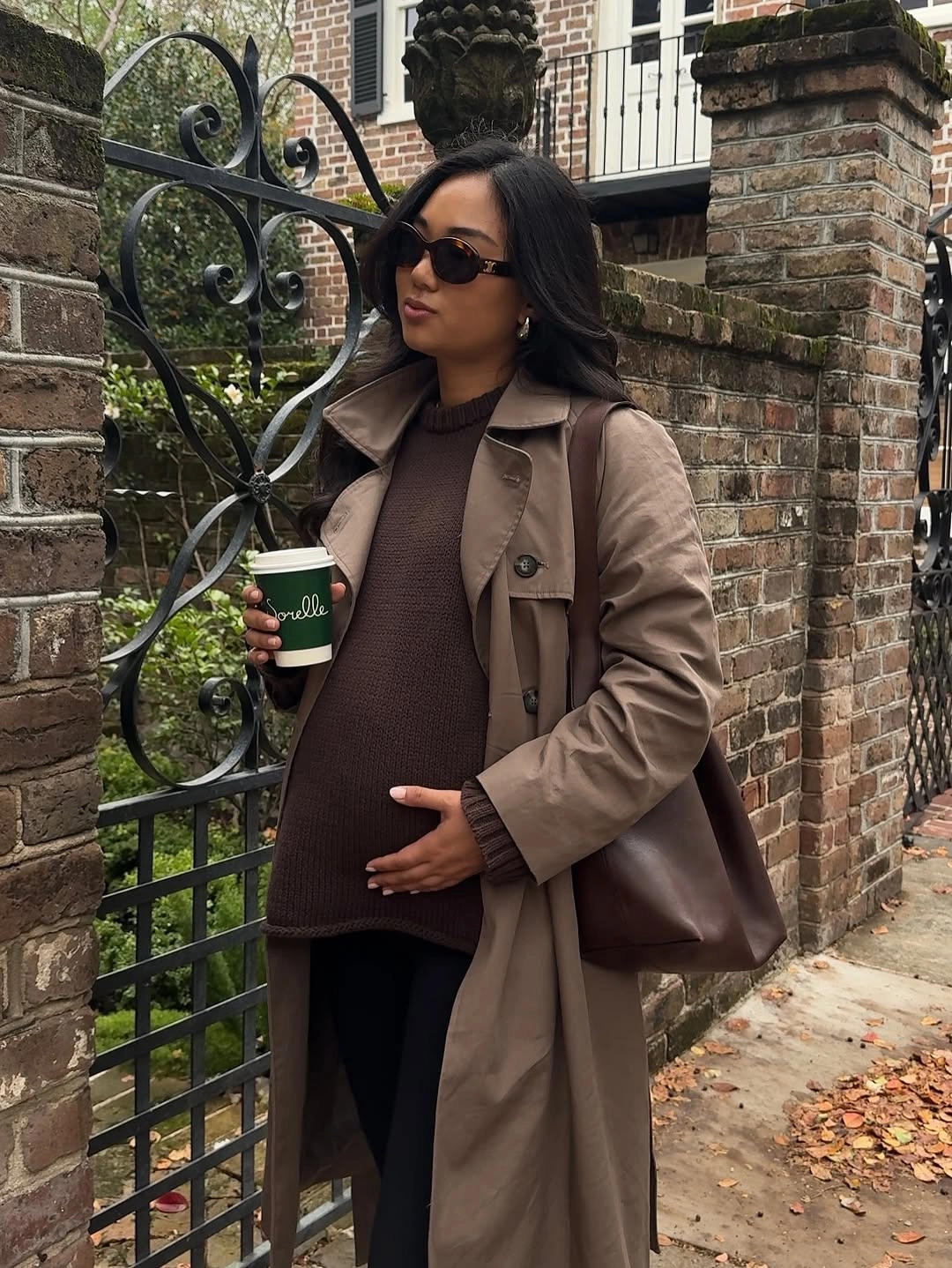 fall pregnancy outfits 2026 Neutral Layers That Make Everyday City Style Feel Sophisticated