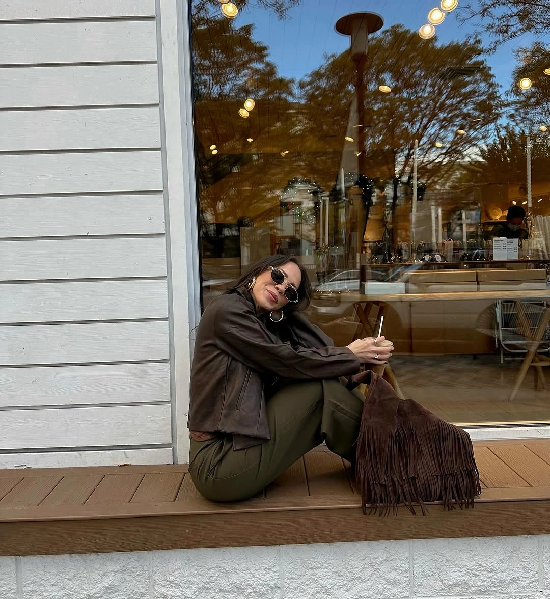 fall professional outfits women 2026 Rich Leather Textures For Elevated Casual Office Style