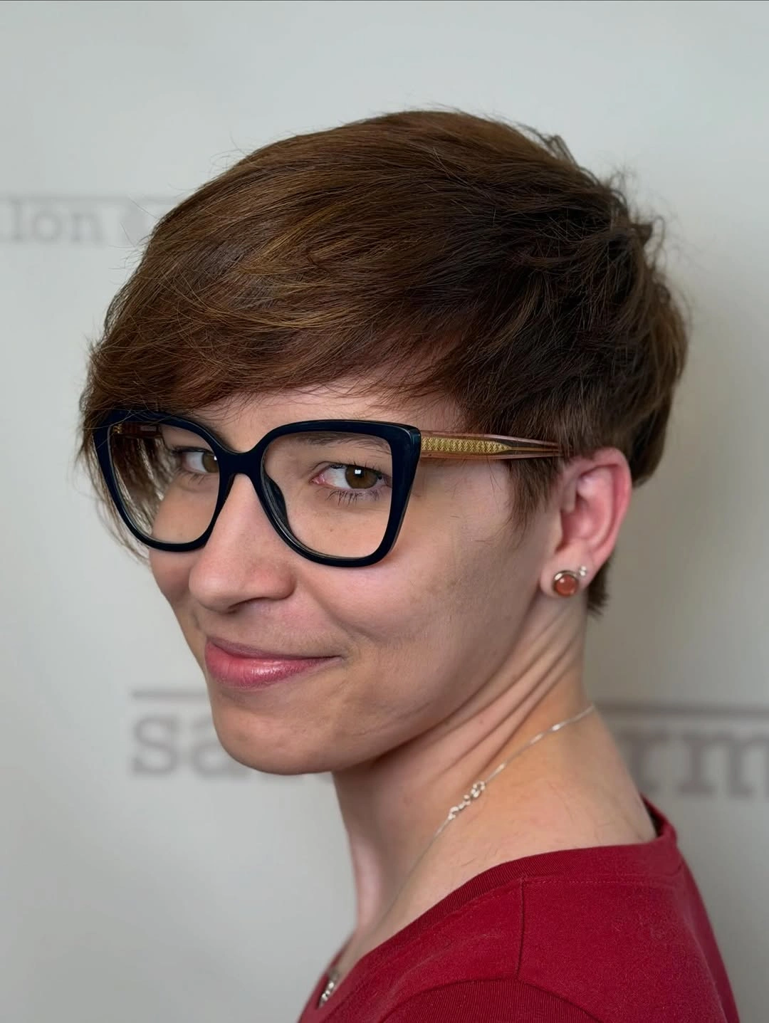 fall short haircuts 2026 Long Side-Swept Pixie With Elegant Volume