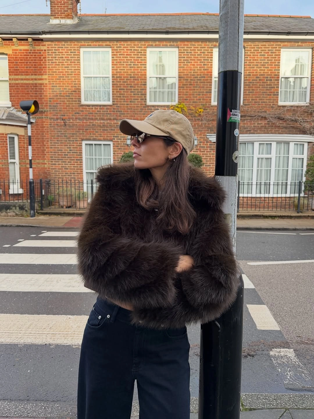 faux fur jacket Rich Espresso Faux Fur with Everyday Streetwear