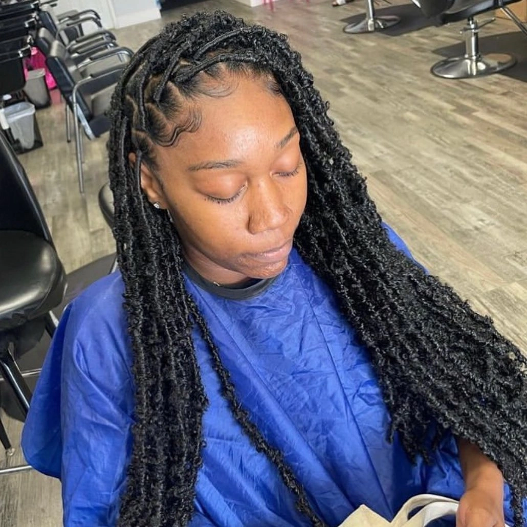 feed in braid hairstyles Textured Bohemian Feed-In Braids With Loose Rope Ends