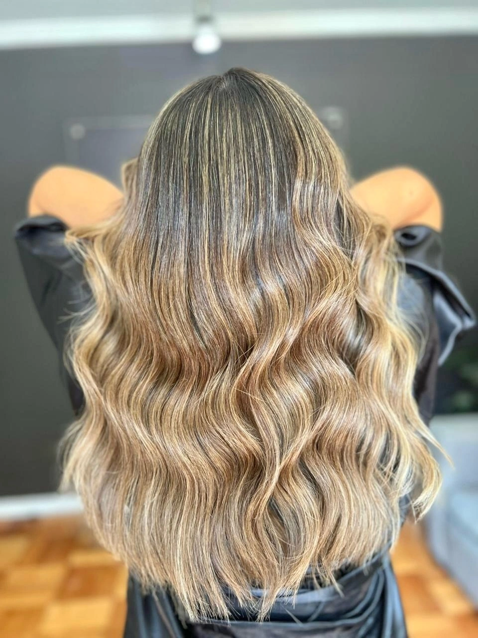 full head babylights blonde on brown hair Golden Waves That Make Every Babylight Glow