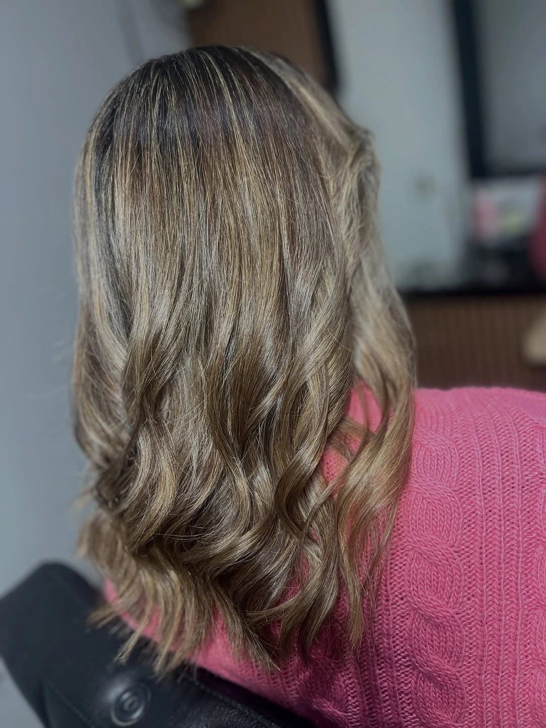 full head babylights blonde on brown hair Caramel Babylights With Relaxed Medium Waves
