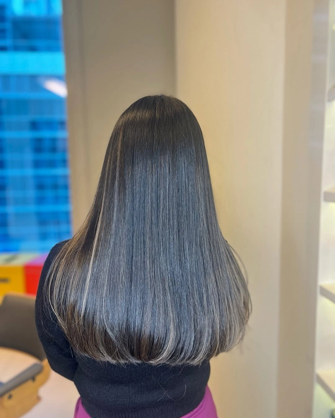 Hair Lowlights: Color Ideas and Inspiration Classic Espresso Glass Hair With Invisible Lowlights