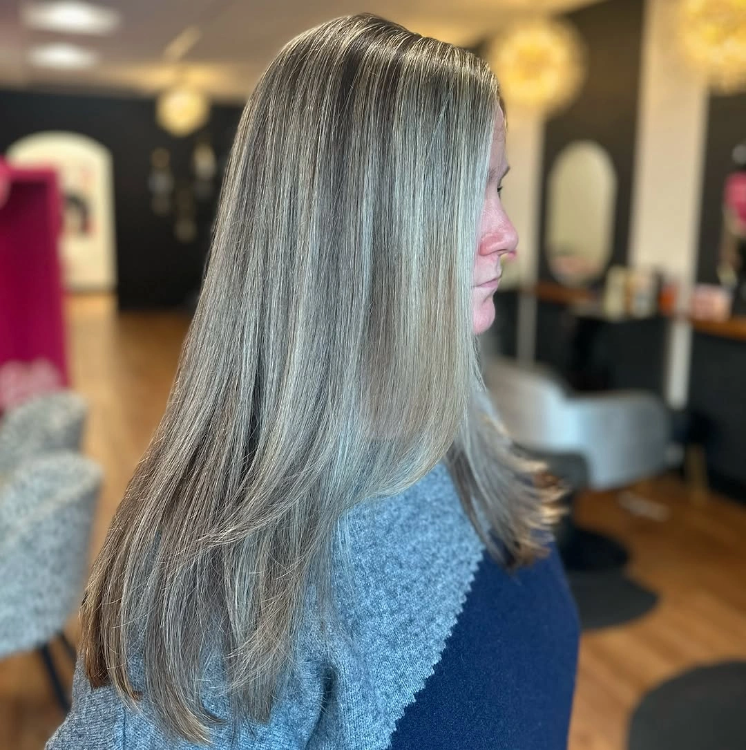 Hair Lowlights: Color Ideas and Inspiration Cool Ash Lowlights That Refresh Naturally Light Hair