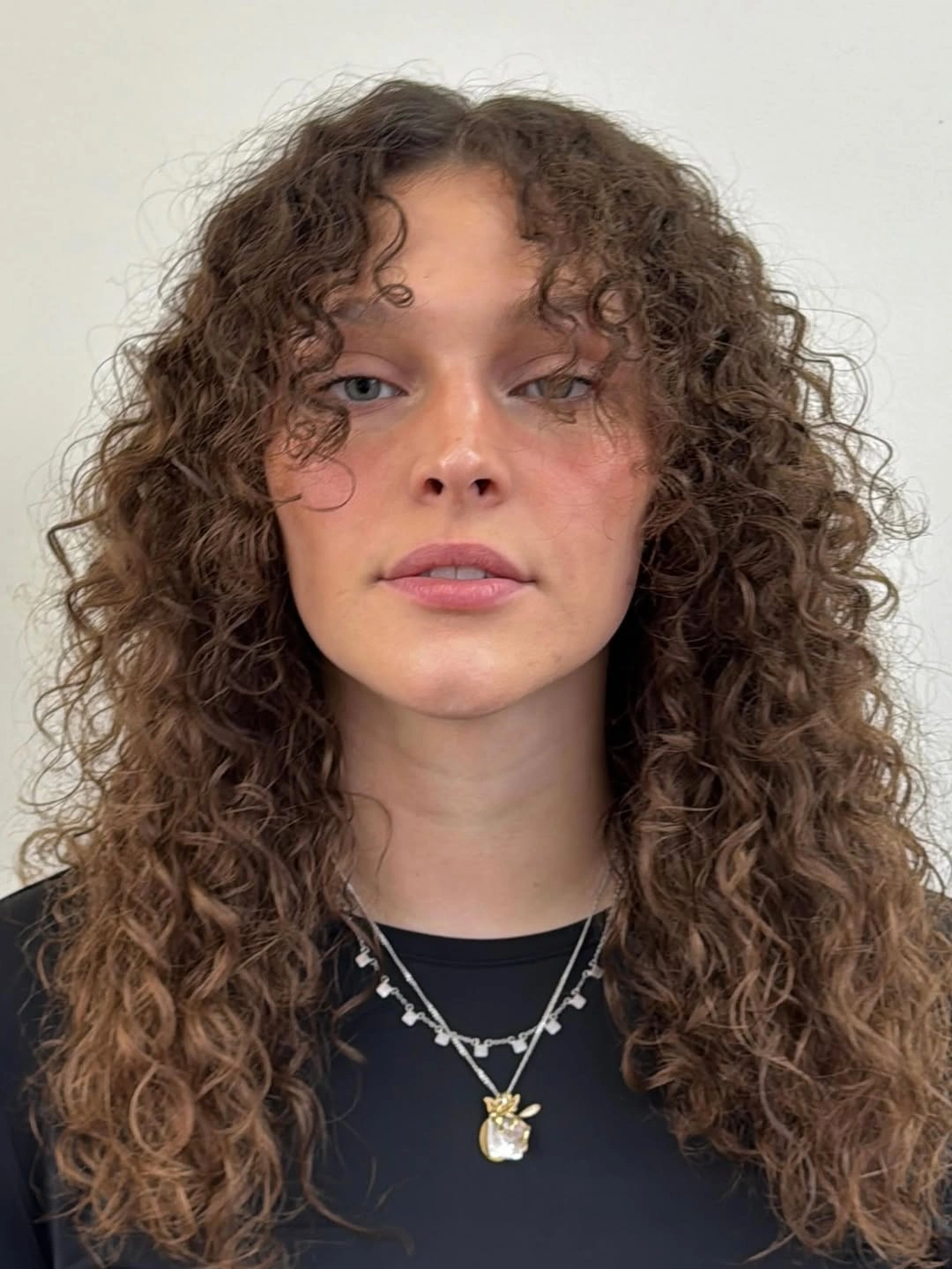 heatless curls hairstyle Long Layered Ringlets with Soft Curly Fringe