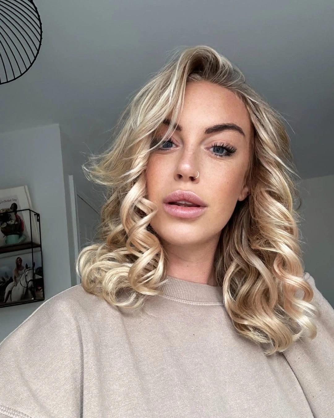 heatless curls hairstyle Soft Blonde Ribbon Curls for Everyday Elegance