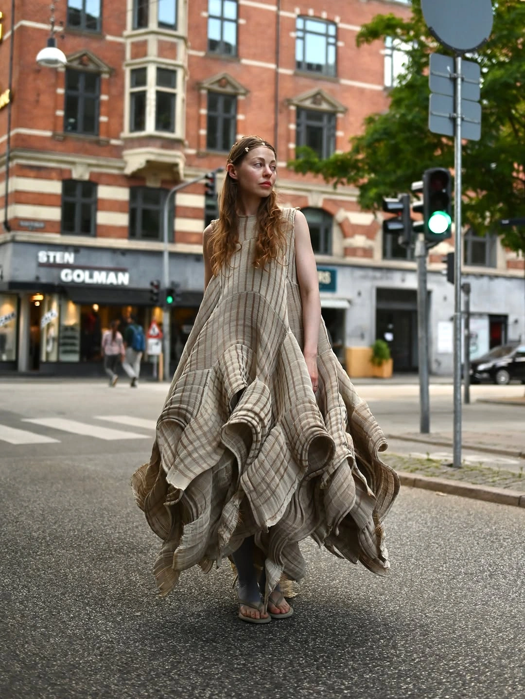 September fashion trends 2026 Oversized Knit Poncho With Soft Draped Movement