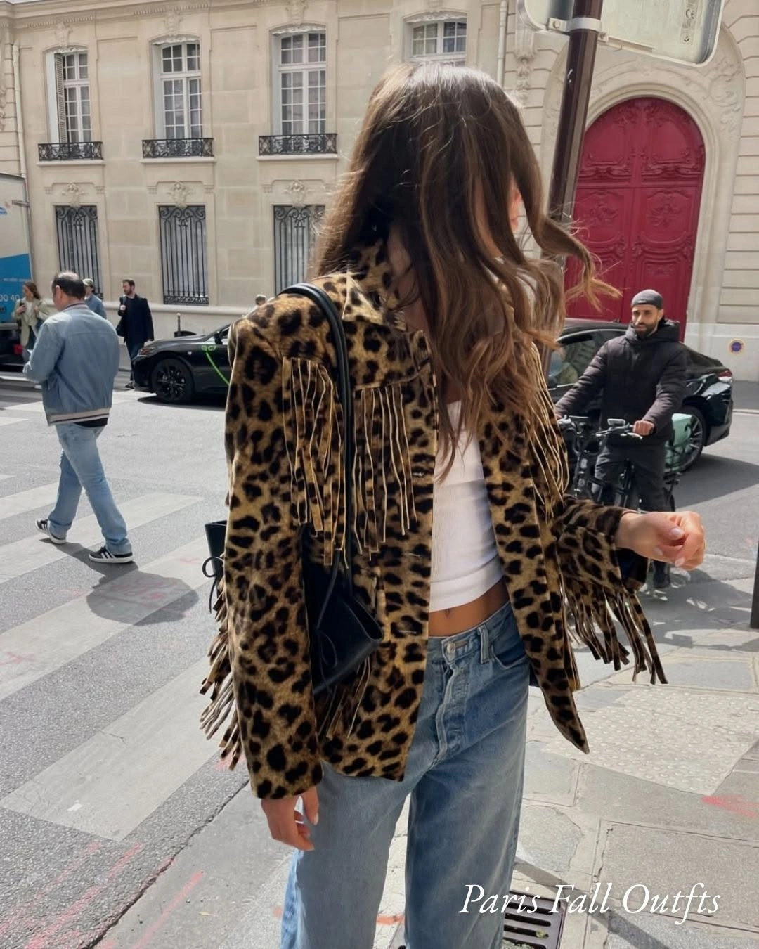 September fashion trends 2026 Leopard Jacket With Blue Denim