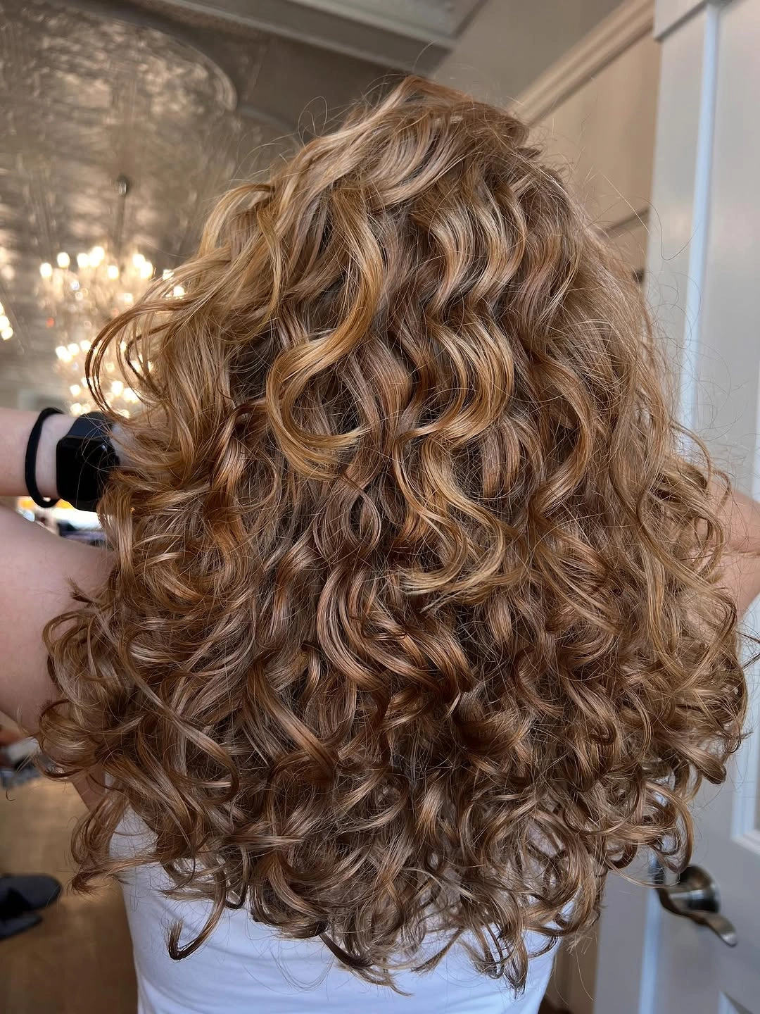 September hairstyles ideas 2026 Golden Curly Bob With Full Volume
