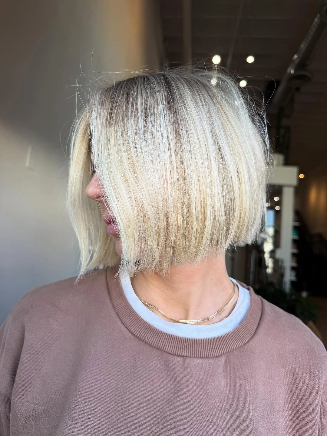 September hairstyles ideas 2026 Short Blonde Bob With Rounded Back